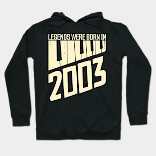 2003 Birthday Vintage Piano Pianist Hoodie